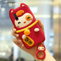 华为P20手机壳女款P20 pro硅胶全包防摔红硅胶套p20卡通可爱p带指环20挂绳新款软壳真智力
