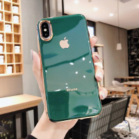 奶奶灰苹果X手机壳iPhoneX纯色电镀iPhoneXR超薄XR硅胶XS绿色MAX软壳iPhoneXS男女防摔XM真智力