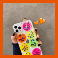 镭射亮片笑脸适用苹果11手机壳iPhoneX/XSmax透明8plus/7Plus女XR真智力