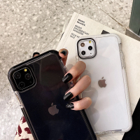 简约透明壳苹果XSmax/XR手机壳iPhone11promax/7p/8plus软壳男女6真智力
