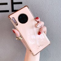 ins冷淡风华为mate30手机壳5g硅胶软壳mate30pro曲面屏少女粉色mt20全包防摔气囊网红限量版个真智力