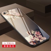 苹果6splus手机壳玻璃镜面苹果6s个性创意iphone潮网红6p男女款6plus硅胶六plus全包防摔保护套真智力