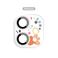 iPhone11镜头膜圈可爱卡通苹果11promax后摄像头保护膜全覆盖11pro钢化玻璃镜头盖十一防摔防刮相机贴真智力