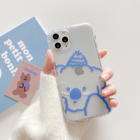原创卡通小熊适用iPhone11ProMAX手机壳8/7Plus透明苹果Xs/XR软壳真智力