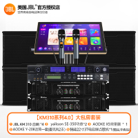 JBL KM310系列 家庭ktv音响套装家庭影院唱歌机点歌机专业卡拉OK全套[4.0大包房套装]