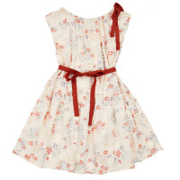 20春夏新款板夏季女童印花碎花无袖连衣裙