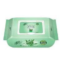 湿巾纸带盖纯水杀菌湿纸片婴儿成人私处男女事后卫生纸巾|草本杀菌湿巾 3包240片