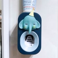 可爱猪宝宝全自动挤牙膏器儿童卡通创意懒人牙膏挤压器牙刷置物架|贪睡小象 单独挤牙膏器