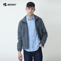 Boton/波顿夏季男士薄款防晒透气长袖外套透气夹克 MJ885120