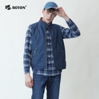Boton/波顿男士夏季背心外穿休闲马甲潮流无袖坎肩马夹MJ893120