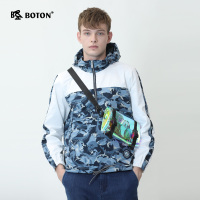 Boton/波顿新款迷彩夹克外套男修身时尚休闲外套上衣MJ896120