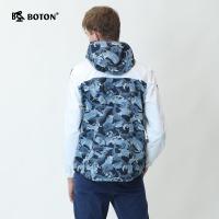 Boton/波顿新款迷彩夹克外套男修身时尚休闲外套上衣MJ896120