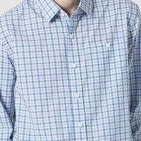 Boton/波顿新款长袖衬衫男士复古简约宽松休闲衬衣