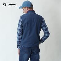Boton/波顿男士夏季背心外穿休闲马甲潮流无袖坎肩马夹