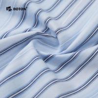 Boton/波顿男士短袖衬衫条纹休闲纯棉成衣衬衣时尚上衣