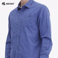 Boton/波顿男士长袖衬衫潮流宽松衬衣男时尚帅气休闲衬衫