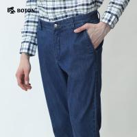 Boton/波顿男装20年新款男士百搭直筒宽松牛仔裤
