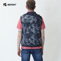 Boton/波顿男装马甲肩休闲两面穿马夹背心外套无袖上衣MJ890120