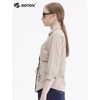 Boton/波顿女装秋季上衣休闲夹克外套中袖时尚气质女潮流LJ395
