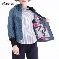 Boton/波顿秋冬季女宽松保暖棉服纯色外套秋冬款棉衣LJ510