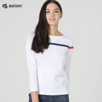 波顿/BOTON 新款女长袖纯色秋冬长毛线衣毛衣针织女