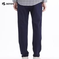 Boton/波顿男士休闲裤秋冬潮流新款宽松男时尚休闲长裤子