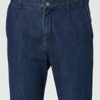 Boton/波顿秋冬新款男士直筒百搭长裤休闲裤深蓝牛仔裤