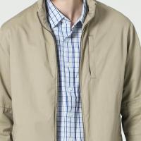 Boton/波顿秋冬新款青年男士卡其纯色商务休闲工装夹克