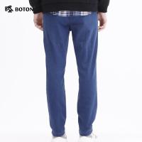 Boton/波顿秋季男士牛仔裤新款宽松百搭潮长裤子潮流