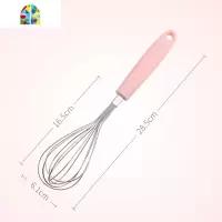 打蛋器手动不锈钢打鸡蛋搅拌器打发奶油厨房家用蛋清油烘焙工具 FENGHOU 蓝色小号