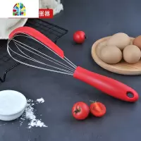 304不锈钢打蛋器手动家用烘焙工具电动手持奶油鸡蛋打发器搅拌棒 FENGHOU 黑色刮刀打蛋器