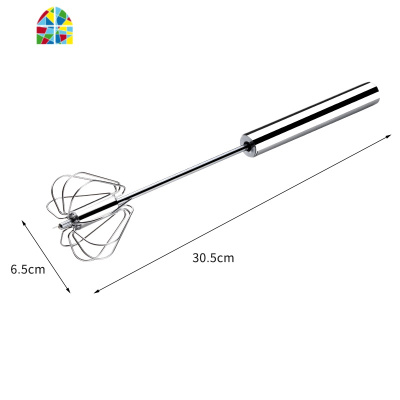 打蛋器手动家用小型不锈钢半自动蛋清打发搅蛋器打蛋机蛋糕搅拌器 FENGHOU [绿色打蛋器+花型蛋清分离器]304不锈钢
