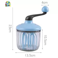 手动打蛋器龙卷风半自动打蛋机家用打发奶油发泡烘焙打蛋工具 FENGHOU