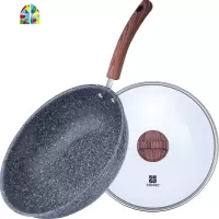 锅具中餐厅同款不粘锅燃气电磁炉通用炒锅30CM FENGHOU