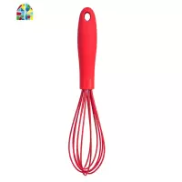 硅胶打蛋器家用鸡蛋搅拌器手动奶油打发器蛋抽烘焙工具套装 FENGHOU 刮刀+打蛋器+虑勺三件套