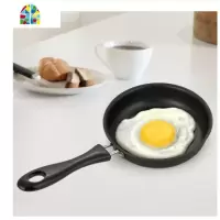 平底锅 电磁炉用不粘锅小炒锅铁锅无烟煎锅 12cm煎饼煎蛋锅具 FENGHOU 12厘米10支装
