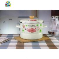 加厚搪瓷蒸锅大号加高二层蒸锅汤锅家用炖锅高锅电磁炉 FENGHOU 30cm小家碧玉蒸锅 30cm