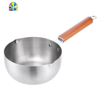 不锈钢雪平锅不粘锅张亮麻辣烫商用煤气炉电磁炉锅五谷渔粉锅 FENGHOU 钢柄22(限煤气炉用)201材质汤锅