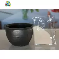 平定砂锅黑砂生豆芽锅连锅卖的豆芽锅 FENGHOU 5升+纱布+底盘炖锅