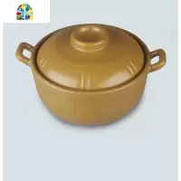 砂锅炖锅陶瓷汤煲明火可高温煲汤锅耐热土锅石锅煮粥炖汤 FENGHOU 1升