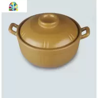砂锅炖锅陶瓷汤煲明火可高温煲汤锅耐热土锅石锅煮粥炖汤 FENGHOU 3升