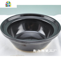 煲仔饭机器专用砂沙锅 黑色传统陶瓷煲仔饭锅瓦煲汤煲 可高温 FENGHOU 篮子
