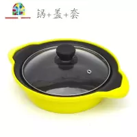 煲仔饭专用锅焖鸡饭砂锅米线韩式家商用铸铁浅可高温电磁炉不粘 FENGHOU 煲仔锅绿色