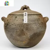 太极米浆粥传统大砂锅煲汤锅炖肉炖汤砂锅明火无釉土砂锅家用燃气 FENGHOU 6.8升弥乐锅(未配锅架不售锅)