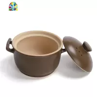 无釉土砂锅明火燃气专用炖锅大小号陶土沙锅炖汤锅家用老式煲汤锅 FENGHOU [全釉]3.5升砂锅(4-5人)