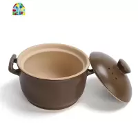 无釉土砂锅明火燃气专用炖锅大小号陶土沙锅炖汤锅家用老式煲汤锅 FENGHOU 3.5升无釉砂锅(4-5人)