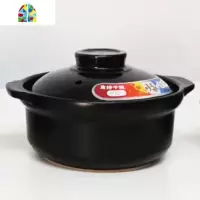 烧坏换新可高温炖菜炖肉煲汤砂锅粉米线麻辣烫砂锅粥专用砂锅炖锅 FENGHOU 3800[无盖无勺]送垫28X11