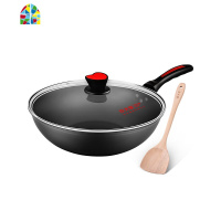 不粘无油烟炒锅 32cm燃气电磁炉通用送木铲 FENGHOU