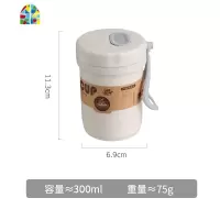 封后上班族带饭的饭盒学生可装汤餐盒带餐具可微波炉加热易清洗便当盒 FEN 白色1.4L+汤罐灰色+小鱼饭盒袋饭盒袋颜色随