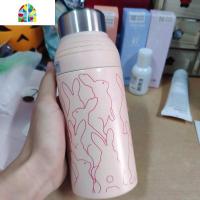 韩版小清新保温杯文艺女学生ins可爱卡通创意便携304不锈钢水杯 FENGHOU 直身杯保温杯[500ML]粉色